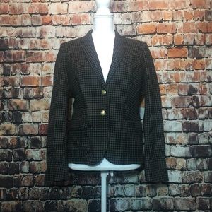 EUC 💕 J Crew Woman’s checkered Blazer Size 8